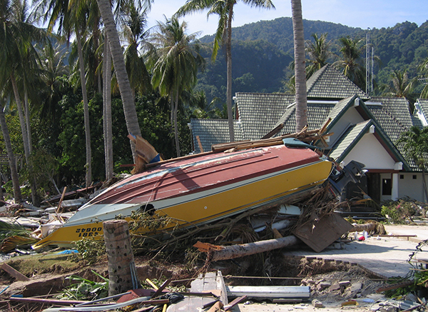 Tsunami Thailand Phi Phi Island 2004